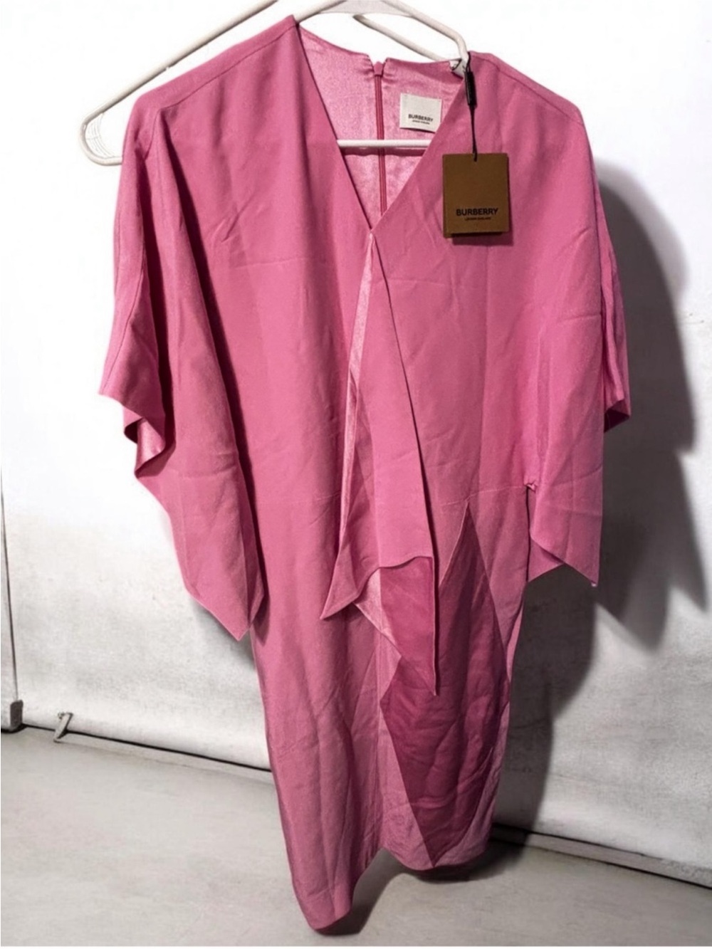 Burberry Rose Pink Kimono-Style Dress NWT